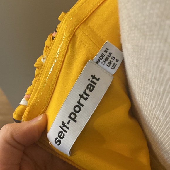 Self-Portrait Yellow Floral Maxi Dress - Picture 8 of 9